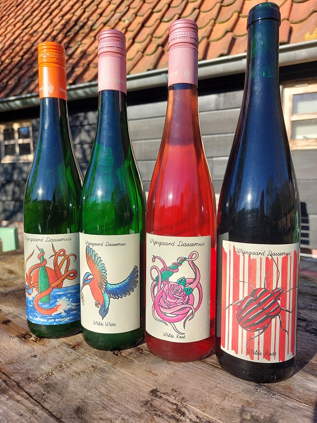 Wijngaard - bottles
